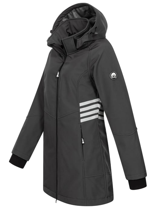 Chaqueta Softshell Mujer Arctic Seven AS-305 – Larga, Impermeable, Reflectante - Image 3