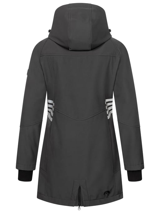 Chaqueta Softshell Mujer Arctic Seven AS-305 – Larga, Impermeable, Reflectante - Image 4