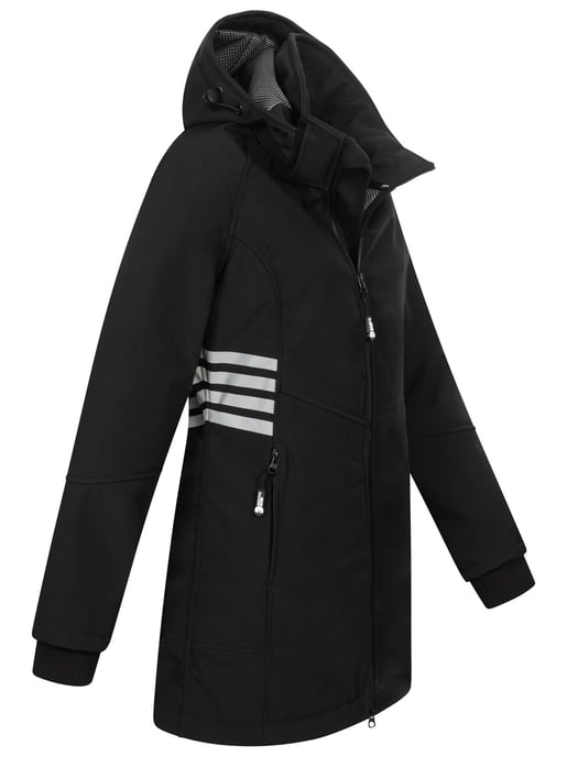 Chaqueta Softshell Mujer Arctic Seven AS-305 – Larga, Impermeable, Reflectante - Image 4
