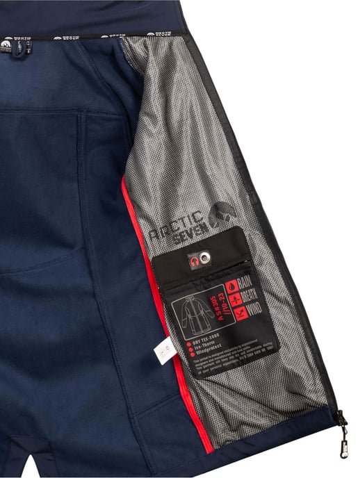 Chaqueta Softshell Mujer Arctic Seven AS-305 – Larga, Impermeable, Reflectante - Image 5