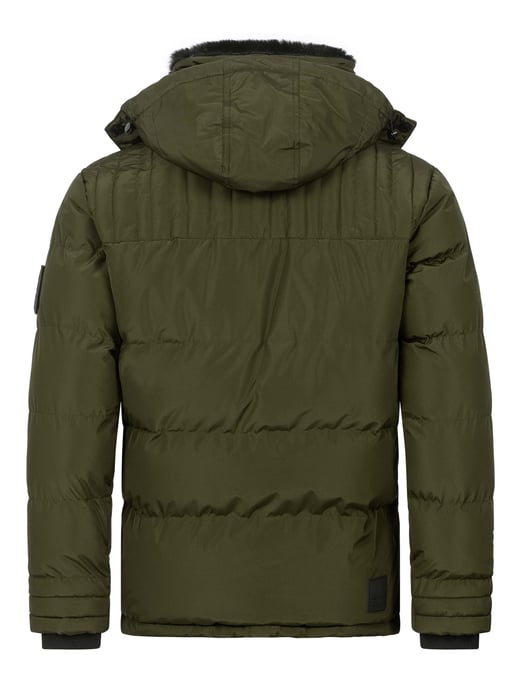 Chaqueta de invierno para hombre Alessandro Salvarini AS-326 con forro de borreguito y capucha extraíble - Image 4