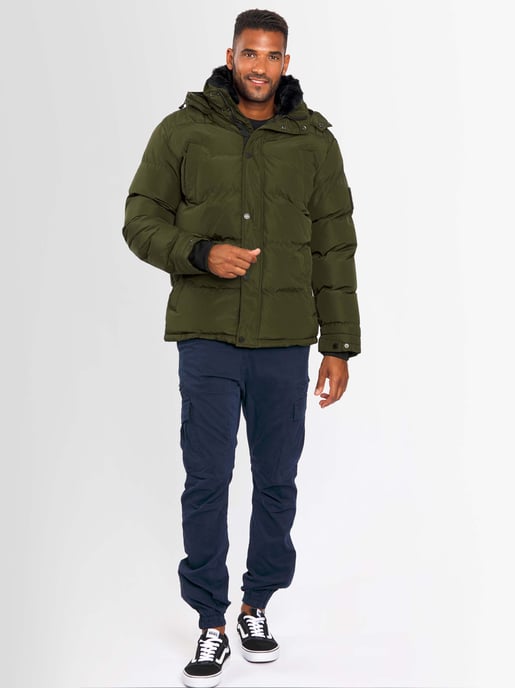 Chaqueta de invierno para hombre Alessandro Salvarini AS-326 con forro de borreguito y capucha extraíble - Image 6
