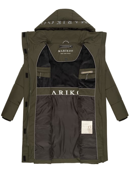 Marikoo chaqueta de invierno Laryaa mujer – larga, cálida y elegante - Image 5