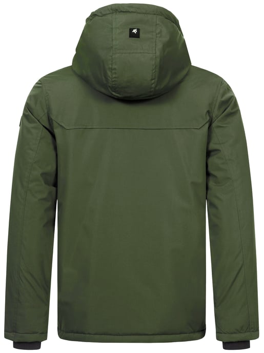 Chaqueta de invierno para hombre Alessandro Salvarini AS-332 con forro de borreguito y capucha - Image 4