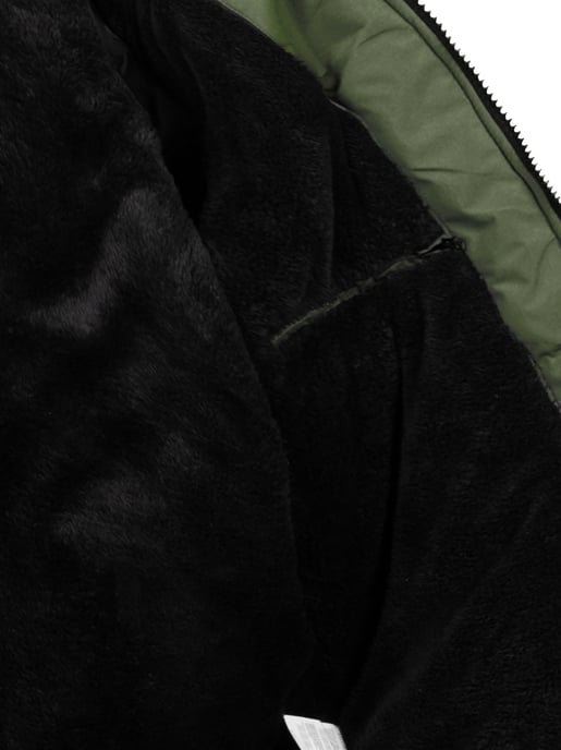 Chaqueta de invierno para hombre Alessandro Salvarini AS-332 con forro de borreguito y capucha - Image 5