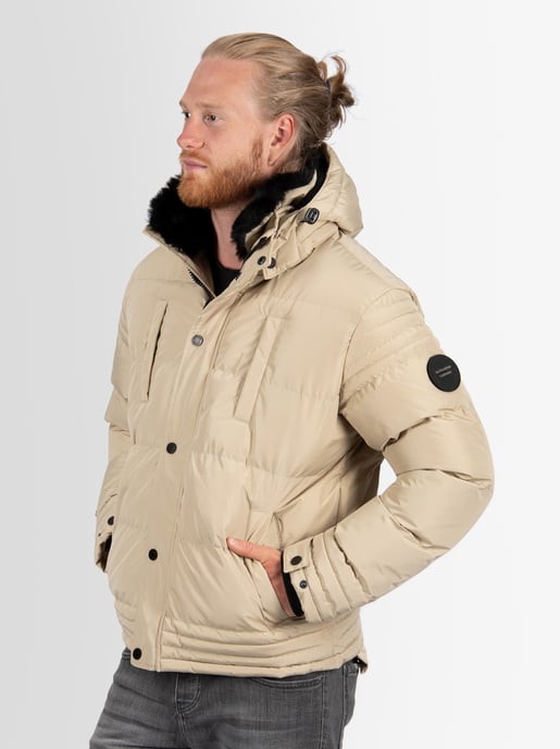 Chaqueta de invierno para hombre Alessandro Salvarini AS-281 con forro de borreguito y capucha extraíble - Image 6