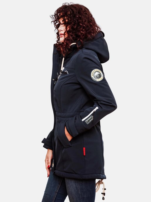 Chaqueta acolchada larga Marikoo Abendsternchen para mujer con capucha desmontable - Image 5