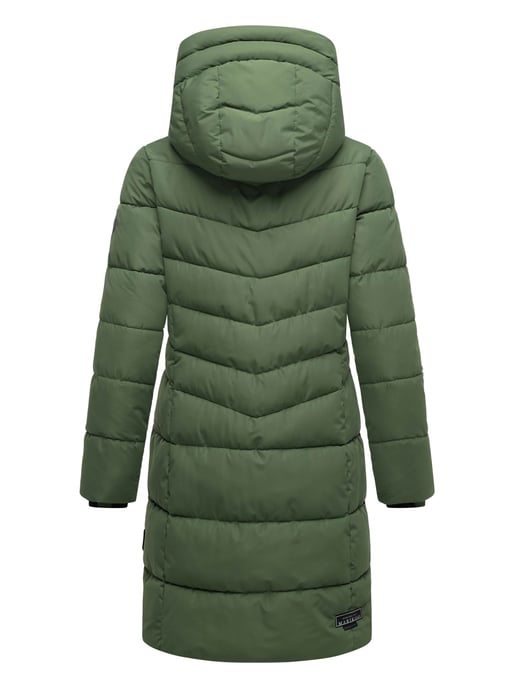 Abrigo acolchado mujer Marikoo Natsukoo – cálido, con capucha y forro teddy - Image 4