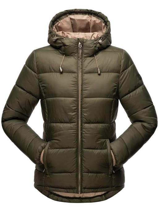 Marikoo chaqueta acolchada mujer – Ligera de entretiempo con capucha - Image 2