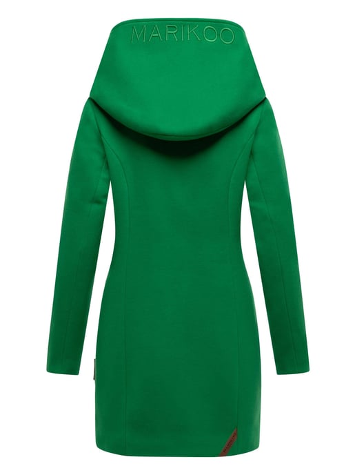 Abrigo de invierno Marikoo para mujer con capucha y corte entallado - Image 3