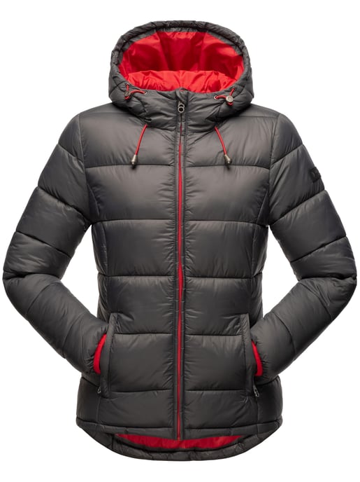 Marikoo chaqueta acolchada mujer – Ligera de entretiempo con capucha - Image 2