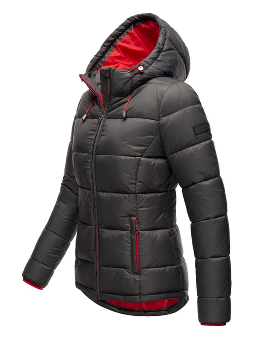 Marikoo chaqueta acolchada mujer – Ligera de entretiempo con capucha - Image 3