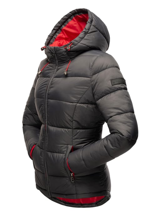 Marikoo chaqueta acolchada mujer – Ligera de entretiempo con capucha - Image 4