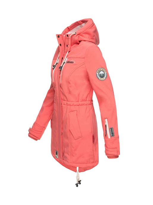 Chaqueta acolchada larga Marikoo Abendsternchen para mujer con capucha desmontable - Image 2