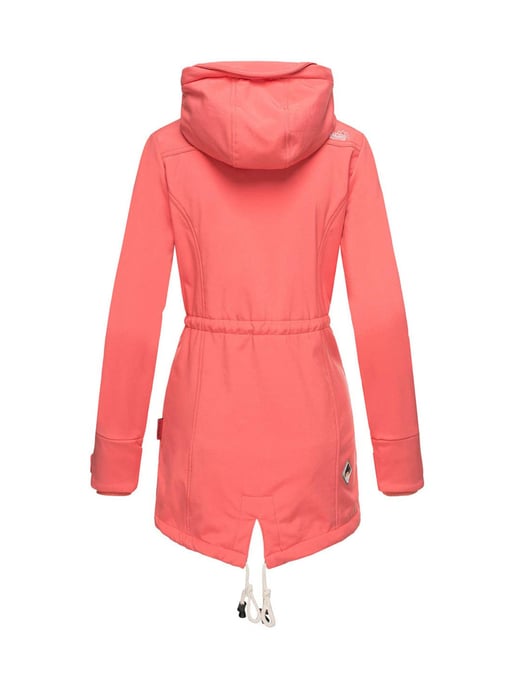 Chaqueta acolchada larga Marikoo Abendsternchen para mujer con capucha desmontable - Image 3