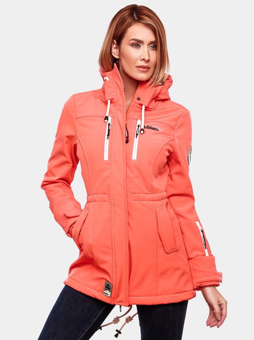Chaqueta acolchada larga Marikoo Abendsternchen para mujer con capucha desmontable - Image 4