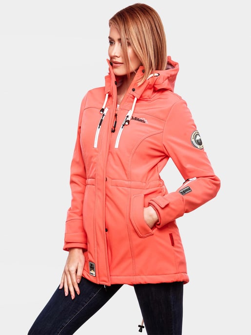 Chaqueta acolchada larga Marikoo Abendsternchen para mujer con capucha desmontable - Image 5