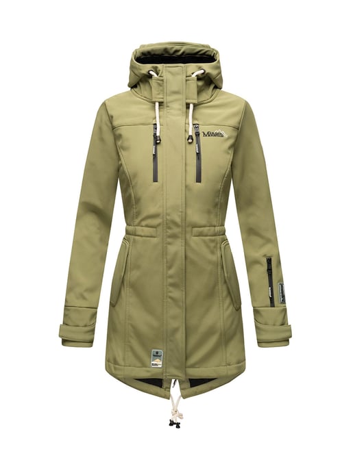 Chaqueta acolchada larga Marikoo Abendsternchen para mujer con capucha desmontable - Image 2