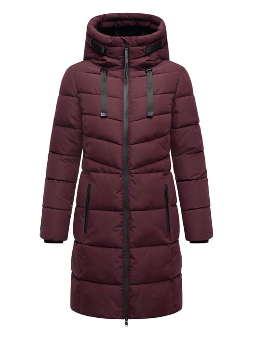 Abrigo acolchado mujer Marikoo Natsukoo – cálido, con capucha y forro teddy - Image 2