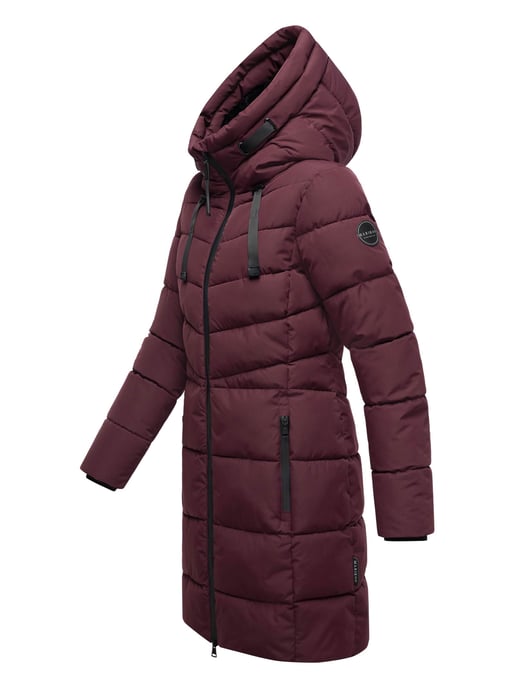 Abrigo acolchado mujer Marikoo Natsukoo – cálido, con capucha y forro teddy - Image 3