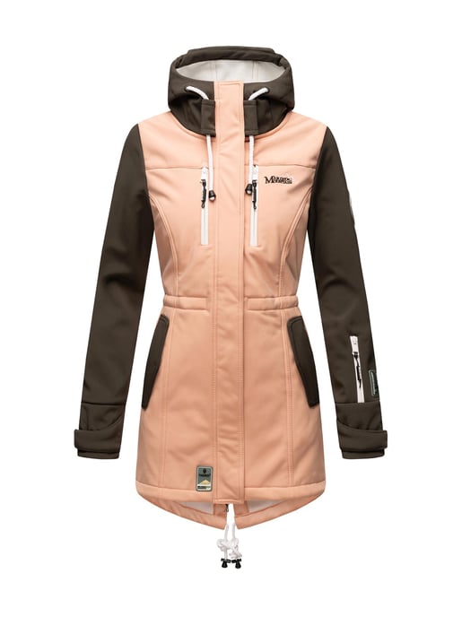 Chaqueta acolchada larga Marikoo Abendsternchen para mujer con capucha desmontable - Image 2