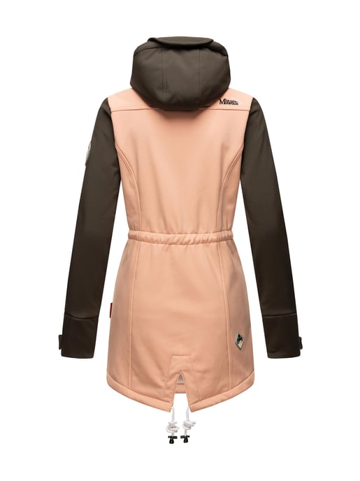 Chaqueta acolchada larga Marikoo Abendsternchen para mujer con capucha desmontable - Image 5