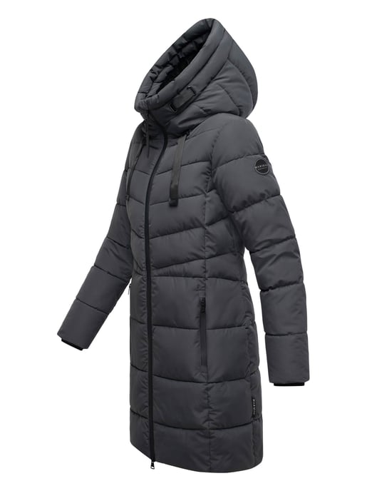 Abrigo acolchado mujer Marikoo Natsukoo – cálido, con capucha y forro teddy - Image 3