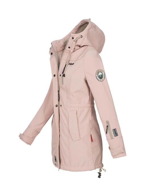 Chaqueta acolchada larga Marikoo Abendsternchen para mujer con capucha desmontable - Image 2