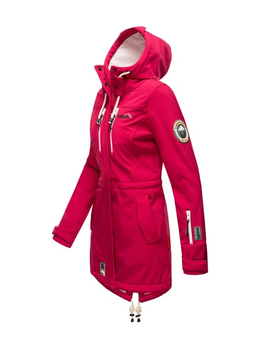 Chaqueta acolchada larga Marikoo Abendsternchen para mujer con capucha desmontable - Image 3