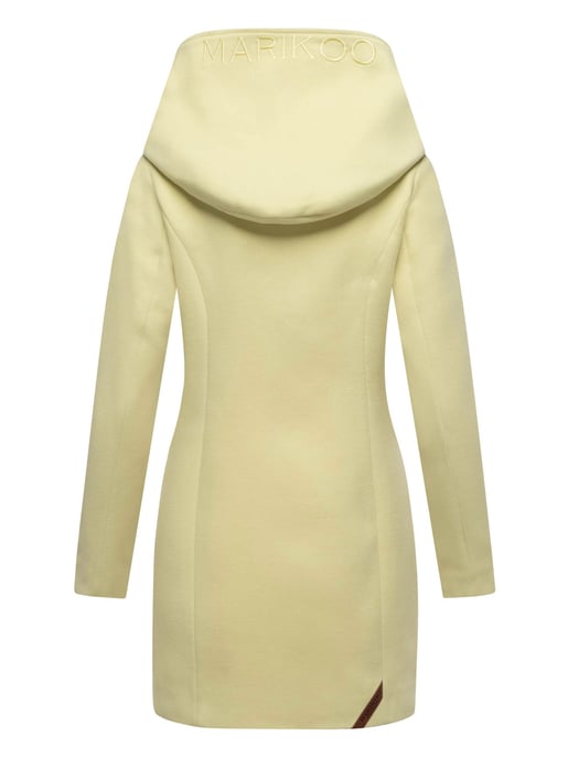 Abrigo de invierno Marikoo para mujer con capucha y corte entallado - Image 3