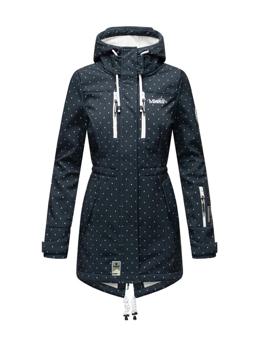 Chaqueta acolchada larga Marikoo Abendsternchen para mujer con capucha desmontable - Image 2