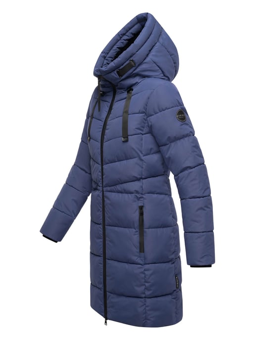Abrigo acolchado mujer Marikoo Natsukoo – cálido, con capucha y forro teddy - Image 3