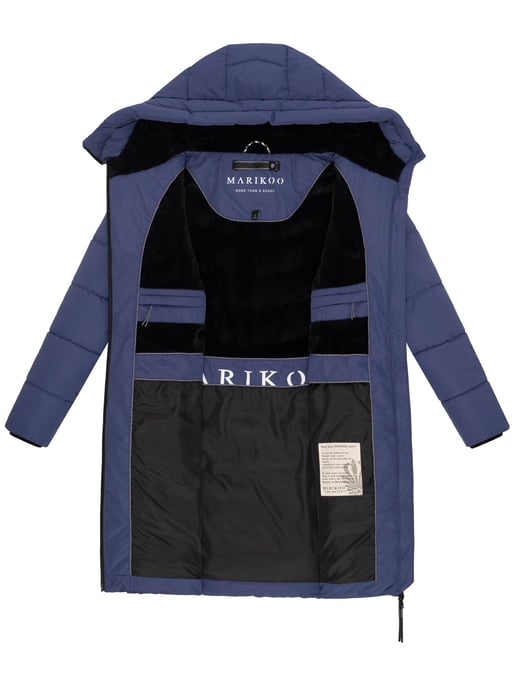 Abrigo acolchado mujer Marikoo Natsukoo – cálido, con capucha y forro teddy - Image 5
