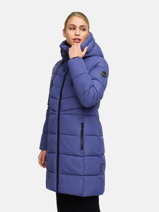 Abrigo acolchado mujer Marikoo Natsukoo – cálido, con capucha y forro teddy - Image 6