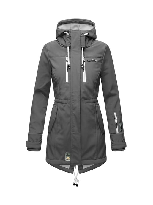 Chaqueta acolchada larga Marikoo Abendsternchen para mujer con capucha desmontable - Image 2