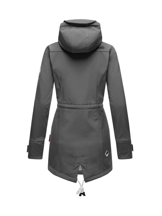 Chaqueta acolchada larga Marikoo Abendsternchen para mujer con capucha desmontable - Image 3