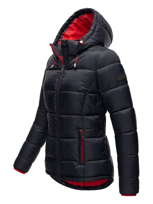 Marikoo chaqueta acolchada mujer – Ligera de entretiempo con capucha - Image 3
