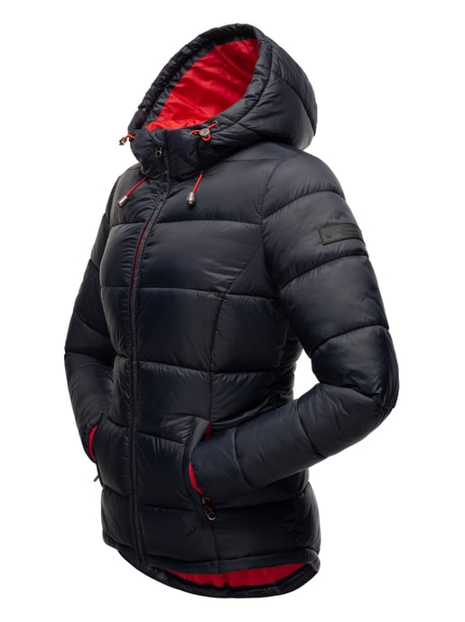 Marikoo chaqueta acolchada mujer – Ligera de entretiempo con capucha - Image 4