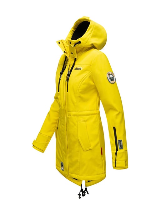 Chaqueta acolchada larga Marikoo Abendsternchen para mujer con capucha desmontable - Image 3