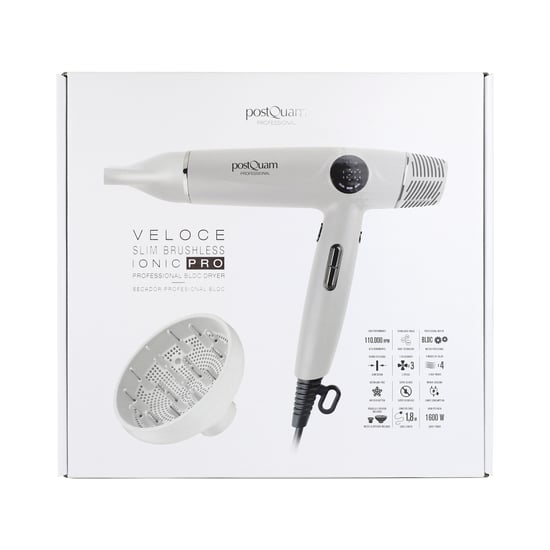 SECADOR PROFESIONAL VELOCE SLIM BLDC IONIC PRO 110.000 RPM - Image 4