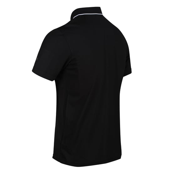 Regatta Mens Maverick V Active Polo Shirt (Black) - Image 4