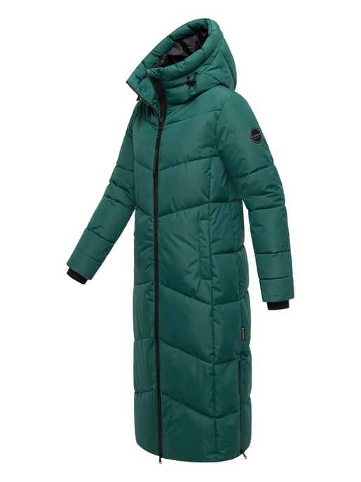Abrigo acolchado de invierno Marikoo Firella para mujer con capucha y cremallera bidireccional - Image 2