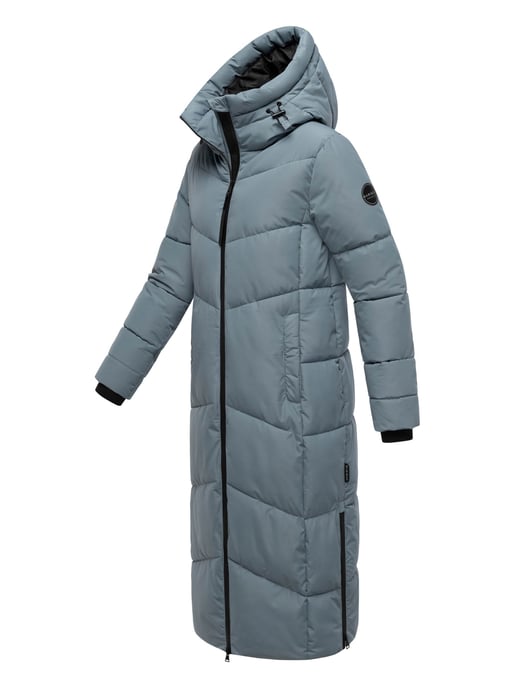 Abrigo acolchado de invierno Marikoo Firella para mujer con capucha y cremallera bidireccional - Image 2