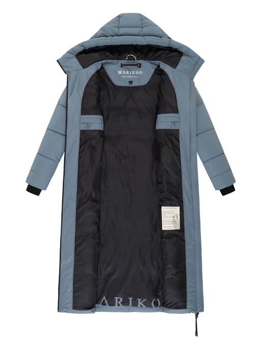 Abrigo acolchado de invierno Marikoo Firella para mujer con capucha y cremallera bidireccional - Image 4