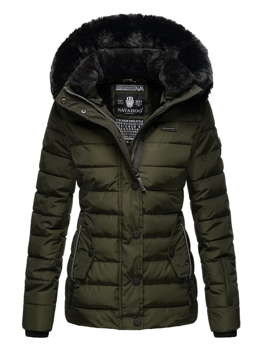 Navahoo Chaqueta acolchada de invierno Milianaa para mujer – Cálida, Acogedora & Resistente al Clima con Capucha - Image 1