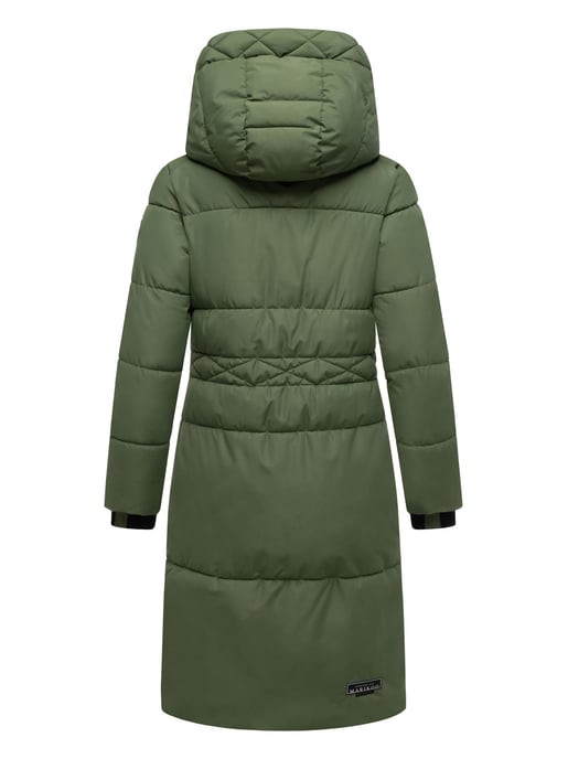 Abrigo acolchado de invierno Marikoo Michikoo para mujer con capucha y bolsillos magnéticos - Image 4