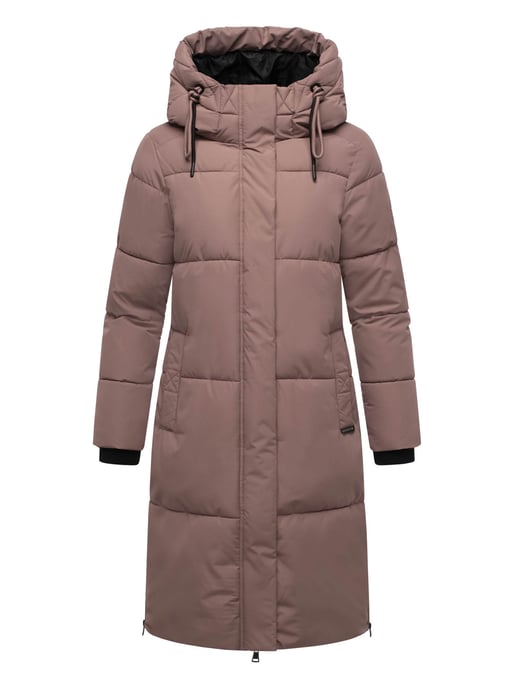 Abrigo acolchado de invierno Marikoo Michikoo para mujer con capucha y bolsillos magnéticos - Image 2