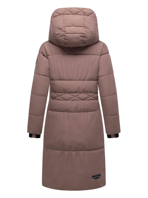 Abrigo acolchado de invierno Marikoo Michikoo para mujer con capucha y bolsillos magnéticos - Image 4