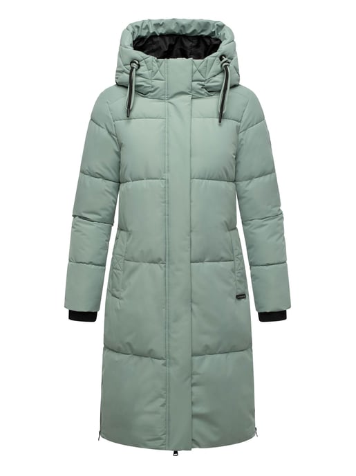 Abrigo acolchado de invierno Marikoo Michikoo para mujer con capucha y bolsillos magnéticos - Image 2