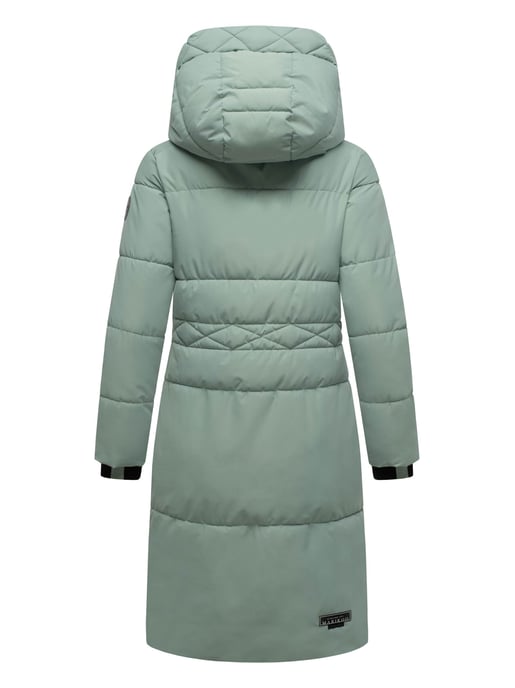 Abrigo acolchado de invierno Marikoo Michikoo para mujer con capucha y bolsillos magnéticos - Image 4